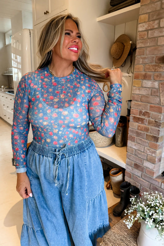 PREORDER: Southern Charm Dress It Up Mesh Tops